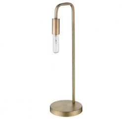 Perret 26.25 in. 1-Light Aged Brass Table Lamp by Trend Lighting