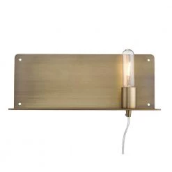 Arris 1-Light Aged Brass Sconce by Trend Lighting