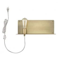 Arris 1-Light Aged Brass Sconce by Trend Lighting