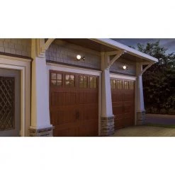 110° Black Motion Activated Sensor Outdoor Security Flood Light by Halo -Halo Shop black halo flood lights ms34 c3 1000