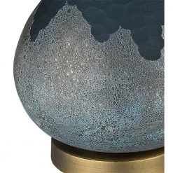 Trend Home 22.25 in. Teal Glass Table Lamp by Trend Lighting -Halo Shop brass trend lighting table lamps tt80161 4f 1000