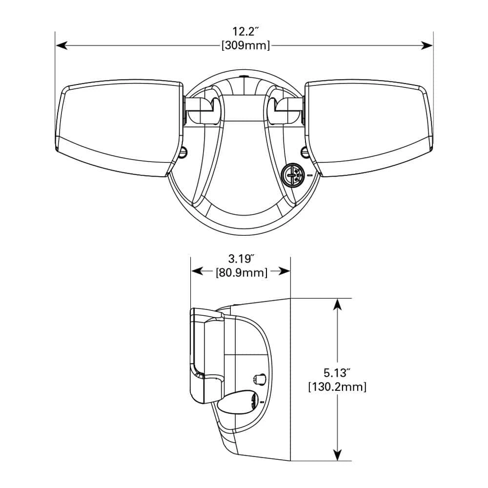 Bronze Outdoor Integrated LED Dusk to Dawn Flood Light with Selectable Color Temperature by Halo 7 Bronze Outdoor Integrated LED Dusk to Dawn Flood Light with Selectable Color Temperature by Halo - Image 5
