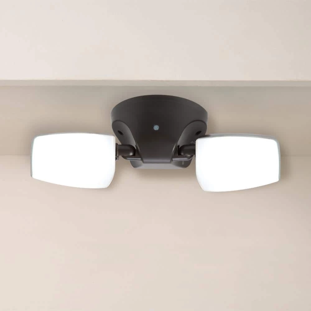 Bronze Outdoor Integrated LED Dusk to Dawn Flood Light with Selectable Color Temperature by Halo 9 Bronze Outdoor Integrated LED Dusk to Dawn Flood Light with Selectable Color Temperature by Halo - Image 7