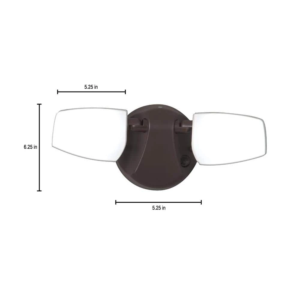 Bronze Outdoor Integrated LED Dusk to Dawn Flood Light with Selectable Color Temperature by Halo 6 Bronze Outdoor Integrated LED Dusk to Dawn Flood Light with Selectable Color Temperature by Halo - Image 4