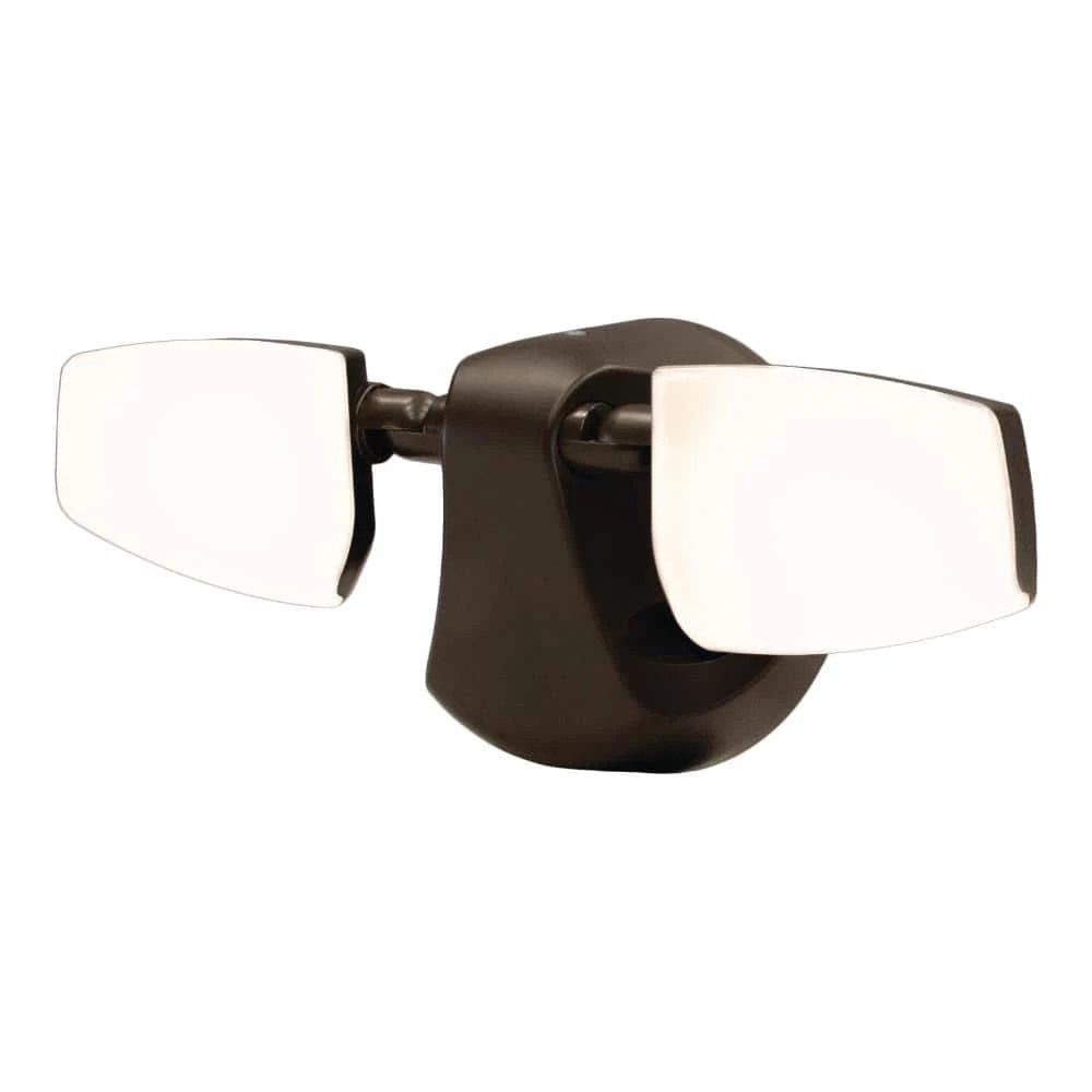 Bronze Outdoor Integrated LED Dusk to Dawn Flood Light with Selectable Color Temperature by Halo 4 Bronze Outdoor Integrated LED Dusk to Dawn Flood Light with Selectable Color Temperature by Halo - Image 2