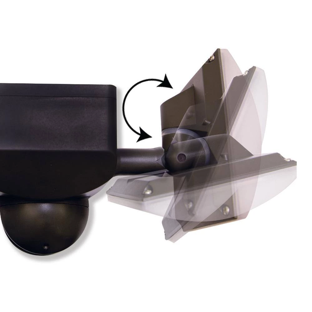 5.8-Watt 180-Degree Bronze Solar Motion Activated Twin Head Outdoor Integrated LED Flood Light by Halo 6 5.8-Watt 180-Degree Bronze Solar Motion Activated Twin Head Outdoor Integrated LED Flood Light by Halo - Image 4