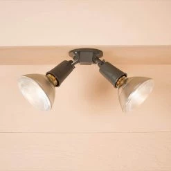 300-Watt Bronze Outdoor Twin-Head Security Flood Light by Halo -Halo Shop bronze halo flood lights pwt250br 4f 1000