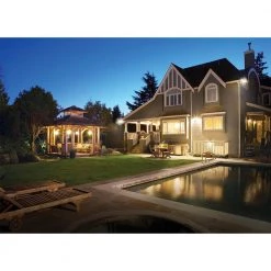 300-Watt 2-Lamp Bronze Dusk- to -Dawn Outdoor Twin-Head Security Flood Light by Halo 20 300-Watt 2-Lamp Bronze Dusk- to -Dawn Outdoor Twin-Head Security Flood Light by Halo -Halo Shop bronze halo flood lights pwt250pc 1f 1000