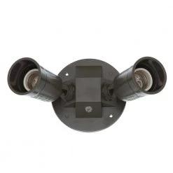 300-Watt 2-Lamp Bronze Dusk- to -Dawn Outdoor Twin-Head Security Flood Light by Halo 14 300-Watt 2-Lamp Bronze Dusk- to -Dawn Outdoor Twin-Head Security Flood Light by Halo -Halo Shop bronze halo flood lights pwt250pc 40 1000