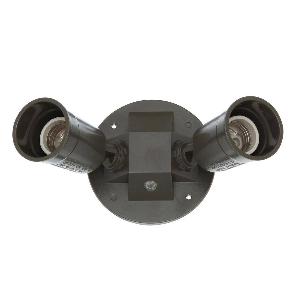 300-Watt 2-Lamp Bronze Dusk- to -Dawn Outdoor Twin-Head Security Flood Light by Halo 5 300-Watt 2-Lamp Bronze Dusk- to -Dawn Outdoor Twin-Head Security Flood Light by Halo - Image 3