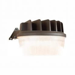 30-Watt Bronze Outdoor Integrated LED Dusk to Dawn Security Area Light with Integral Photocontrol Sensor by Halo