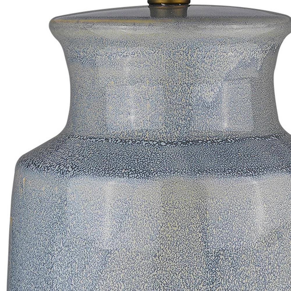 Trend Home 27.25 in. Gray Ceramic Table Lamp by Trend Lighting 6 Trend Home 27.25 in. Gray Ceramic Table Lamp by Trend Lighting - Image 4