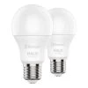 60W Equivalent A19 Dimmable Adjustable CCT (2700K-5000K) Smart Wireless LED Light Bulb in White (2-Pack) by Halo -Halo Shop halo led light bulbs hha19089ble40a 2pk 64 1000