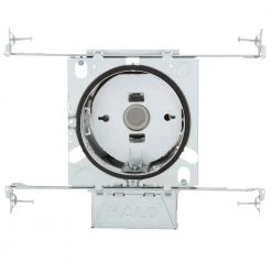 E26 5 in. Air-Tite IC Rated New Construction Aluminum Recessed Housing for Ceiling, Insulation Contact by Halo -Halo Shop halo recessed lighting housings e5icat a0 1000
