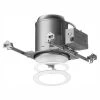 E26 Series 6 in. White Recessed Lighting Housing for New Construction Ceiling and Tapered Baffle Trim Kit (6-Pack) by Halo -Halo Shop halo recessed lighting housings e7icat6100wb6pk 64 1000
