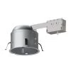 H2750 6 in. Aluminum LED Recessed Lighting Housing for Remodel Shallow Ceiling, T24, Insulation Contact, Air-Tite by Halo 2 H2750 6 in. Aluminum LED Recessed Lighting Housing for Remodel Shallow Ceiling, T24, Insulation Contact, Air-Tite by Halo -Halo Shop halo recessed lighting housings h2750ricat 64 1000
