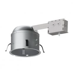 H2750 6 in. Aluminum LED Recessed Lighting Housing for Remodel Shallow Ceiling, T24, Insulation Contact, Air-Tite by Halo