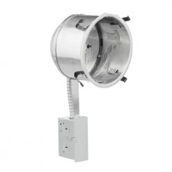 H27 6 in. Aluminum Recessed Lighting Housing for Remodel Shallow Ceiling, Insulation Contact, Air-Tite by Halo -Halo Shop halo recessed lighting housings h27ricat 77 1000