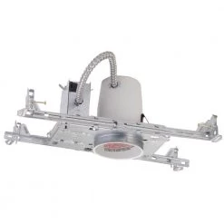H36 3 in. Steel Recessed Lighting Housing for New Construction Ceiling, No Insulation Contact, Air-Tite, GU10 Socket by Halo