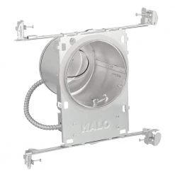 H750 6 in. Aluminum LED Recessed Lighting Housing for New Construction Ceiling, T24, IC Rated, Air-Tite (6-Pack) by Halo -Halo Shop halo recessed lighting housings h750icat 6pk a0 1000