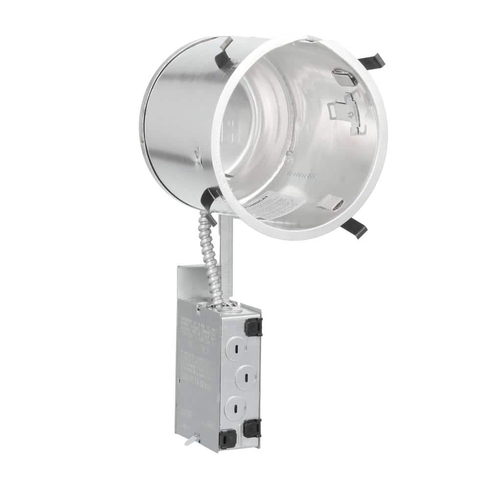 H750 6 in. Aluminum LED Recessed Lighting Housing for Remodel Ceiling, T24 Compliant, IC Rated, Air-Tite (6-Pack) by Halo 7 H750 6 in. Aluminum LED Recessed Lighting Housing for Remodel Ceiling, T24 Compliant, IC Rated, Air-Tite (6-Pack) by Halo - Image 5