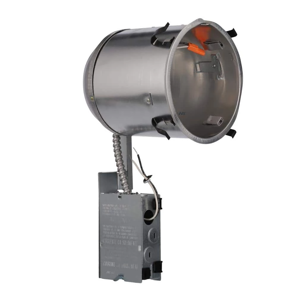 H750 6 in. Aluminum Recessed Lighting Housing for Remodel Ceiling LEDT24 CompliantConnectors, InsulationContact, AirTite by Halo 4 H750 6 in. Aluminum Recessed Lighting Housing for Remodel Ceiling LEDT24 CompliantConnectors, InsulationContact, AirTite by Halo - Image 2