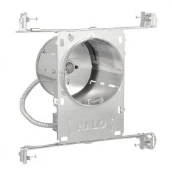 H7 6 in. Aluminum Recessed Lighting Housing for New Construction Ceiling, Insulation Contact by Halo -Halo Shop halo recessed lighting housings h7ict 40 1000