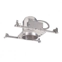 H7 6 in. Aluminum Recessed Lighting Housing for New Construction Ceiling, Insulation Contact by Halo