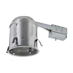 H7 6 in. Aluminum Recessed Lighting Housing for Remodel Ceiling, Insulation Contact by Halo
