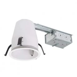 H99 4 in. Steel Recessed Lighting Housing for Remodel Ceiling, No Insulation Contact, Air-Tite (6-Pack) by Halo 8 H99 4 in. Steel Recessed Lighting Housing for Remodel Ceiling, No Insulation Contact, Air-Tite (6-Pack) by Halo -Halo Shop halo recessed lighting housings h99rtat 6pk 40 1000