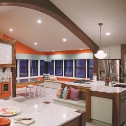 LT 6 in. New Construction IC Housing and Dimmable White Integrated LED Recessed Ceiling Light Retrofit Kit (4-Pack) by Halo 15 LT 6 in. New Construction IC Housing and Dimmable White Integrated LED Recessed Ceiling Light Retrofit Kit (4-Pack) by Halo -Halo Shop halo recessed lighting kits e750icatlt560wh6930 4pk 77 1000