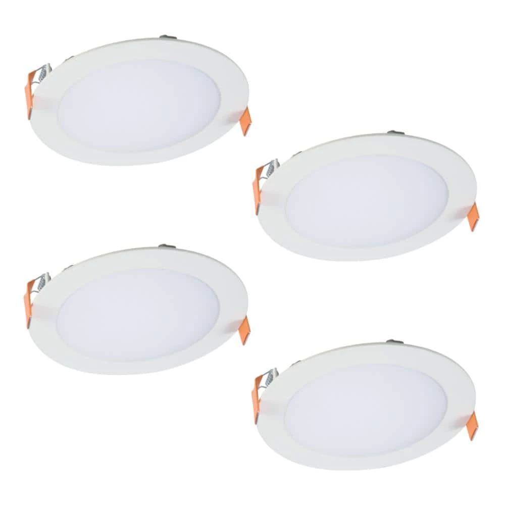HLB 6 in. Color Selectable New Construction or Remodel Canless Recessed Integrated LED Kit (4-Pack) by Halo 3 HLB 6 in. Color Selectable New Construction or Remodel Canless Recessed Integrated LED Kit (4-Pack) by Halo