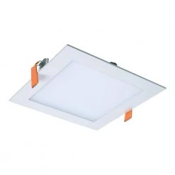 HLB 6 in. Square Color Selectable New Construction or Remodel Canless Recessed Integrated LED Kit by Halo