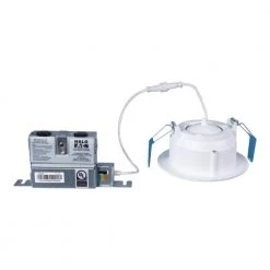 4 in. Selectable CCT Canless Integrated LED New Construction or Remodel Recessed Adjustable Gimbal Kit (6-Pack) by Halo 11 4 in. Selectable CCT Canless Integrated LED New Construction or Remodel Recessed Adjustable Gimbal Kit (6-Pack) by Halo -Halo Shop halo recessed lighting kits ra4dm 6pk 1f 1000