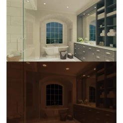 RL6-DM 6 in. White New Construction Integrated LED Recessed Night Light Retrofit Module Kit w/Selectable CCT 1000 Lumens by Halo -Halo Shop halo recessed lighting kits rl6069nlwhdmr 4f 1000