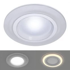 Halo Shop 17 RL6-DM 6 in. White New Construction Integrated LED Recessed Night Light Retrofit Module Kit w/Selectable CCT 1000 Lumens by Halo