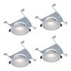 RL 6 in. Color Selectable New Construction or Remodel Canless Recessed Integrated LED Kit with Mount Frame (4-Pack) by Halo 1 RL 6 in. Color Selectable New Construction or Remodel Canless Recessed Integrated LED Kit with Mount Frame (4-Pack) by Halo -Halo Shop halo recessed lighting kits rl6dm hl6rsmf 4pk 64 1000