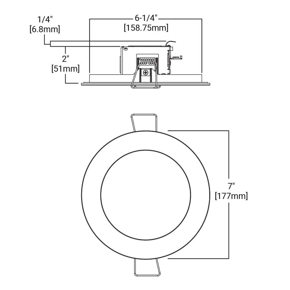 SMD-DM 4 in. 3000K Remodel Canless Recessed Integrated LED Kit by Halo 7 SMD-DM 4 in. 3000K Remodel Canless Recessed Integrated LED Kit by Halo - Image 5