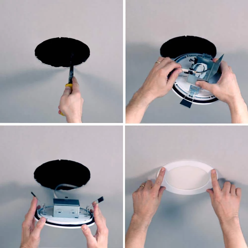SMD-DM 4 in. 3000K Remodel Canless Recessed Integrated LED Kit by Halo 9 SMD-DM 4 in. 3000K Remodel Canless Recessed Integrated LED Kit by Halo - Image 7