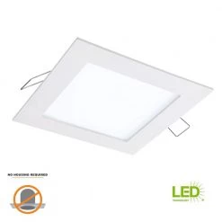 SMD-DM 4 in. Square 5000K Remodel Canless Recessed Integrated LED Kit by Halo -Halo Shop halo recessed lighting kits smd4s6950whdm c3 1000