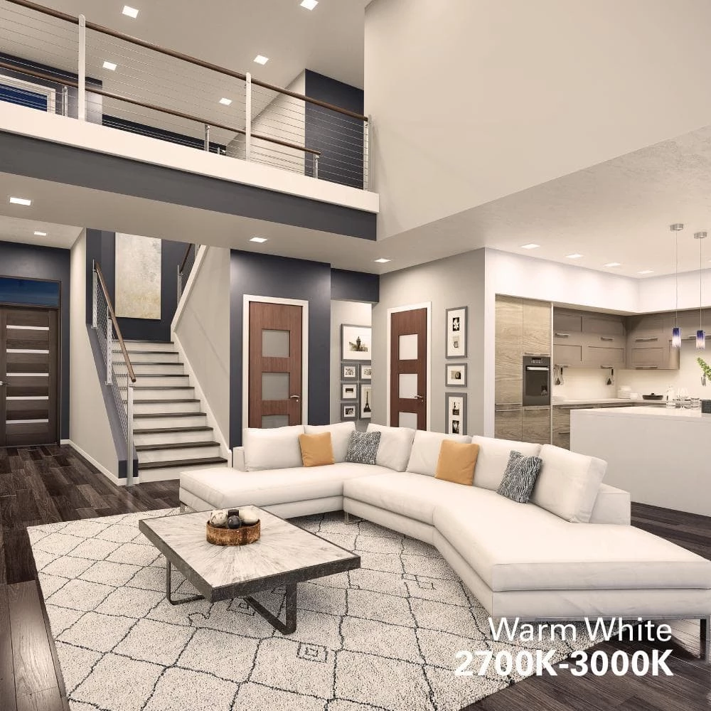 SMD-DM 6 in. Square Canless 3000k Color Temperature Remodel Integrated LED Recessed Light Kit by Halo 4 SMD-DM 6 in. Square Canless 3000k Color Temperature Remodel Integrated LED Recessed Light Kit by Halo - Image 2