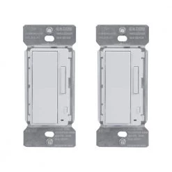 White In-Wall Accessory Dimmer for Use with Home Lights by HALO Home (2-Pack)