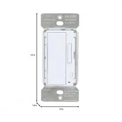 Home In-Wall Bluetooth Accessory Wireless Remote Control Dimmer, White by Halo -Halo Shop halo recessed lighting parts and accessories hiwac1ble40awh a0 1000