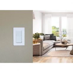 In-Wall Bluetooth Wireless Remote Control Accessory ON/OFF Switch, White by Halo -Halo Shop halo recessed lighting parts and accessories hiwacs1ble40awh 4f 1000