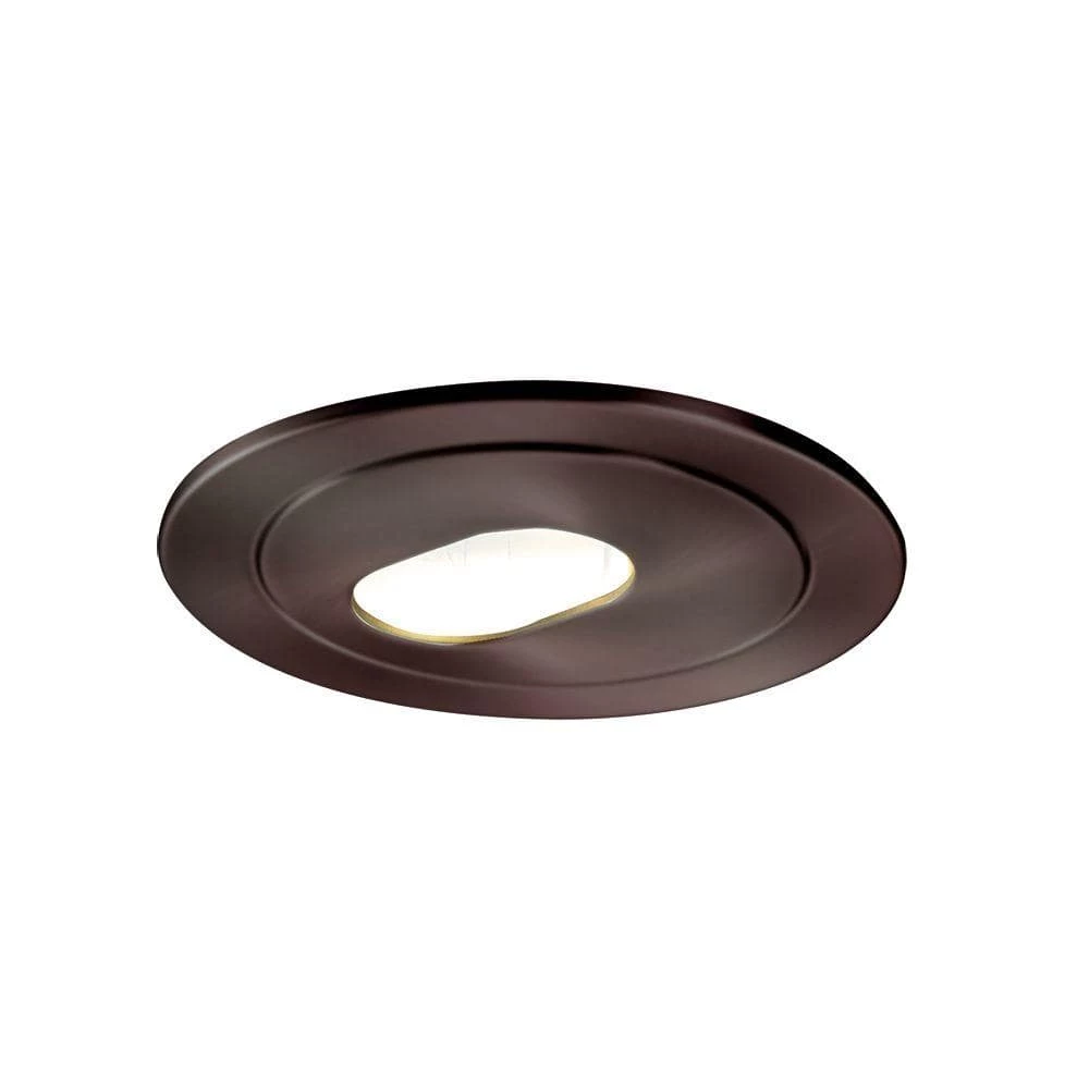Low-Voltage 4 in. Tuscan Bronze Recessed Ceiling Light Trim with Adjustable Slot Aperture by Halo 3 Low-Voltage 4 in. Tuscan Bronze Recessed Ceiling Light Trim with Adjustable Slot Aperture by Halo