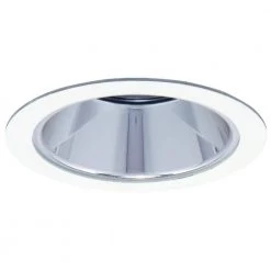 1421 Series 4 in. Specular Clear Reflector with White Recessed Trim by Halo