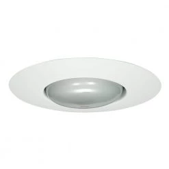 300 Series 6 in. White Recessed Ceiling Light with Open Splay Trim by Halo