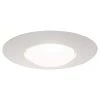 301 Series 6 in. White Recessed Ceiling Light Open Splay Trim by Halo