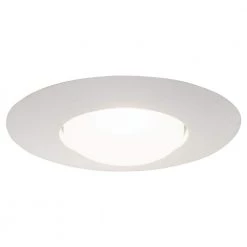 301 Series 6 in. White Recessed Ceiling Light Open Splay Trim by Halo