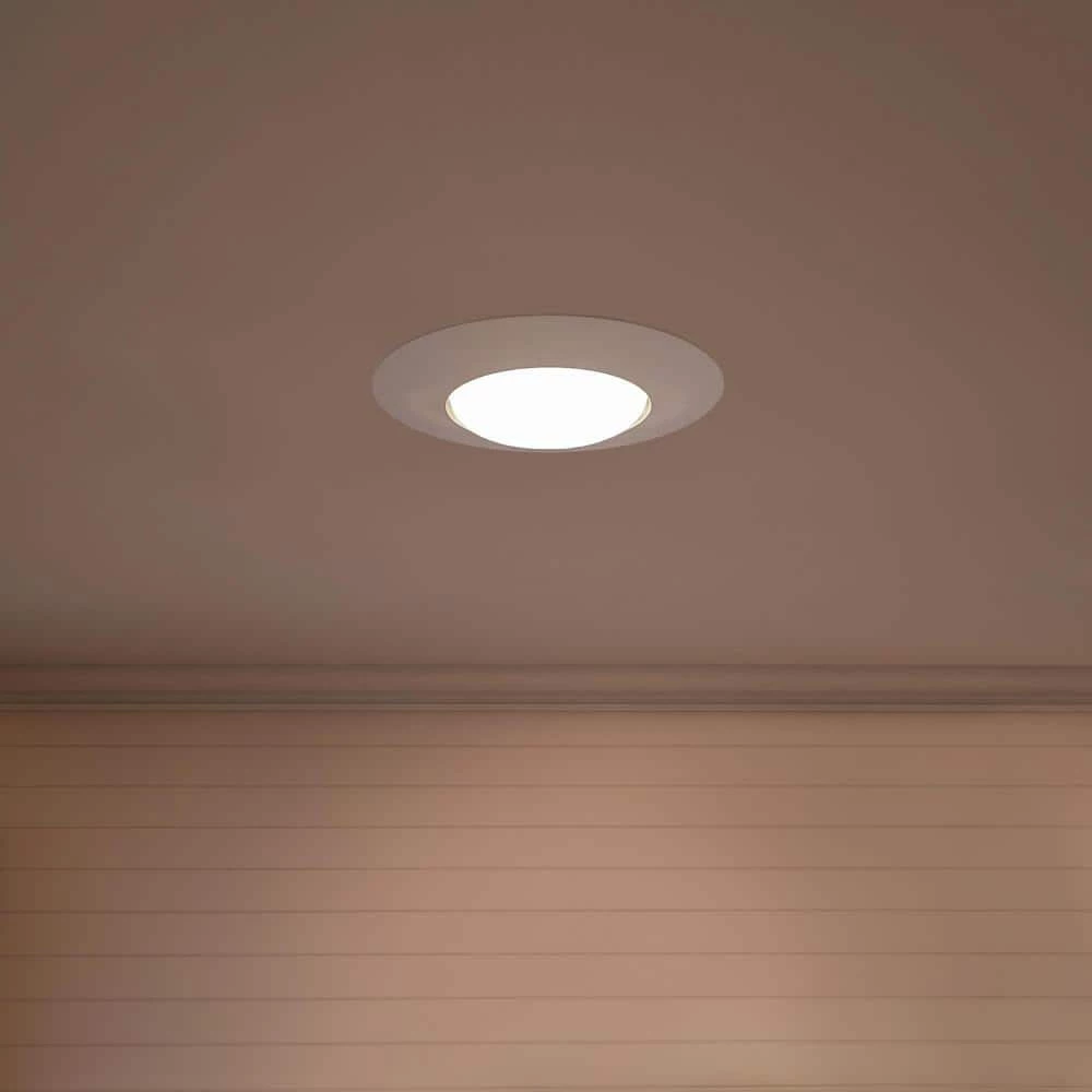 301 Series 6 in. White Recessed Ceiling Light Open Splay Trim by Halo 6 301 Series 6 in. White Recessed Ceiling Light Open Splay Trim by Halo - Image 4